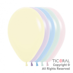 GLOBO SEMPERTEX R9 PASTEL MATE 600 MULTICOLOR x 50